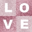 Picture of PINK GLITTER LOVE