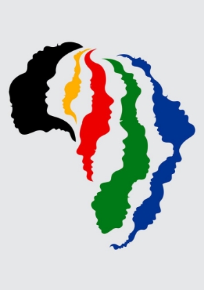Picture of AFRICA CONTINENT COLOUR FACE PROFILES