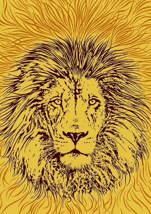 Picture of LION PORTRAIT A?? KING OF THE BEASTS