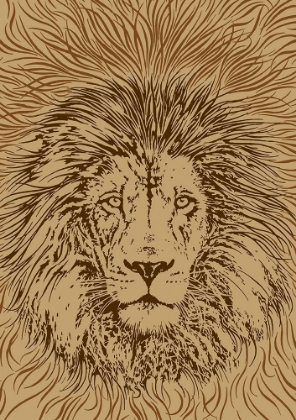 Picture of LION PORTRAIT A?? KING OF THE BEASTS