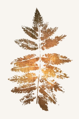 Picture of OAK LEAF PRINT (GOLD)