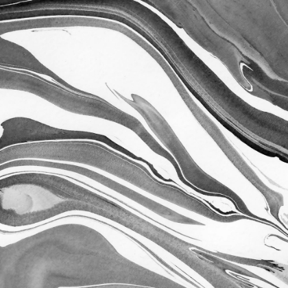 Picture of INK MARBLING BLACK AND WHITE 03