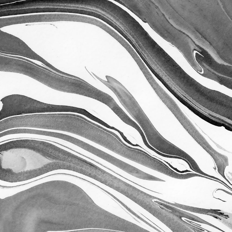 Picture of INK MARBLING BLACK AND WHITE 03