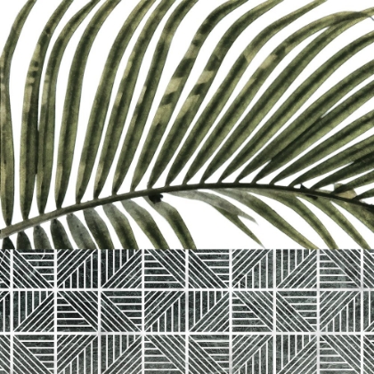 Picture of PALM LEAVES ON TILES
