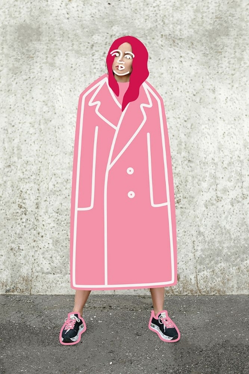 Picture of PINK COAT LADY