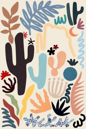 Picture of DESERT FLORA COLORS AND SHAPES