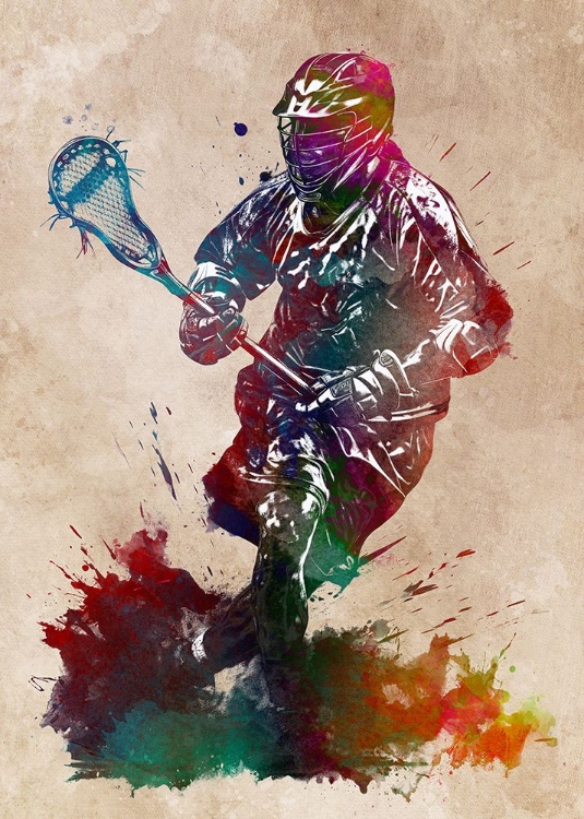 Picture of LACROSSE SPORT ART 1