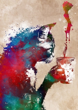 Picture of CAT AND COFFEE