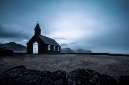 Picture of CHURCH AT BUDHIR, ICELAND