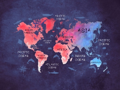 Picture of WORLD MAP 18