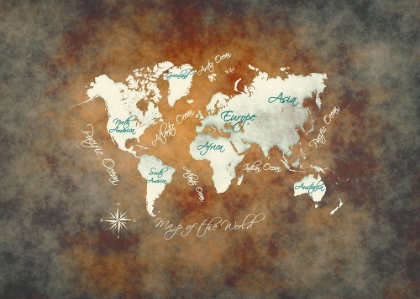 Picture of WORLD MAP 36