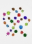 Picture of CIRCLES CONNECTING MULTICOLOR