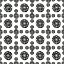 Picture of BLACK WHITE TRIBAL ETHNIC CIRCLES GEOMETRIC