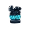 Picture of CACTUS 3 DESERT PLANT BLUE BLACK