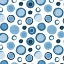 Picture of CIRCLES RETRO TURQUOISE