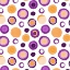 Picture of CIRCLES RETRO TAN PURPLE