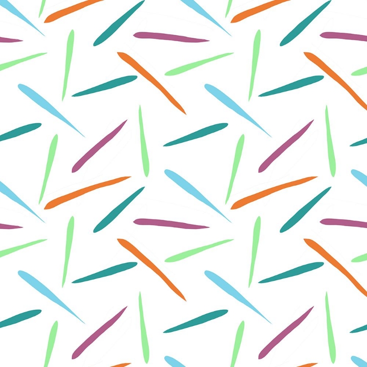 Picture of FALLING LINES MULTICOLOR GEOMETRIC