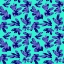 Picture of FLORALS GALORE BLUE ON MINT