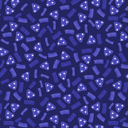 Picture of GEOMETRIC MARKS NAVY BLUE ON NAVY