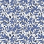 Picture of LUSHY LEAVES OLIVE NAVY BLUE
