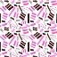 Picture of MARKS GEOMETRIC ABSTRACT 2 PINK BROWN