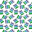 Picture of PURPLE BLUE GREEN RECTANGLES