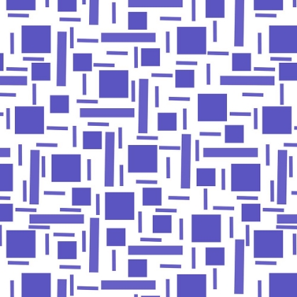 Picture of SHAPELY #2 NAVY BLUE GEOMETRIC ABSTRACT