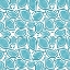 Picture of TURQUOISE SCATTERED LEAVES POLKA DOT