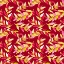 Picture of YELLOW RED ON RED LEAVES CURVED