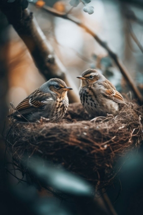 Picture of BIRDS IN NEST NO 2