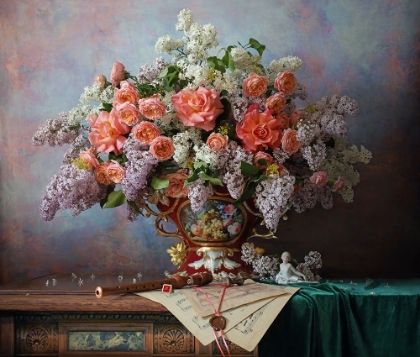 Picture of STILL LIFE WITH FLOWERS