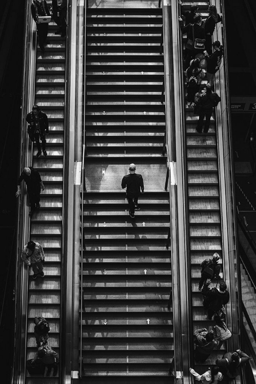 Picture of ESCALATOR VS STAIRS