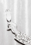 Picture of HANDS GLASS BLACK AND WHITE
