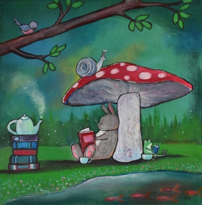 Picture of READING UNDER THE TOADSTOOLS
