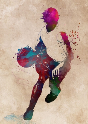 Picture of BASKETBALL SPORT ART 4