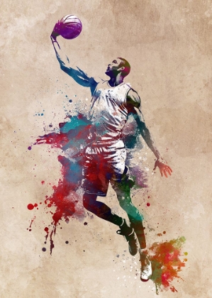 Picture of BASKETBALL SPORT ART 13