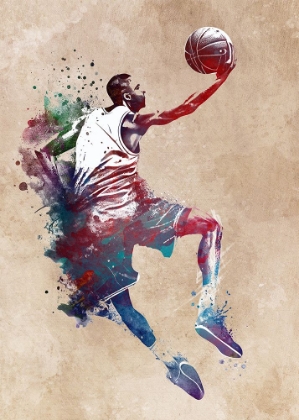 Picture of BASKETBALL SPORT ART 14