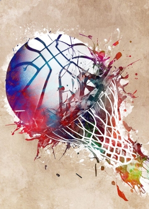 Picture of BASKETBALL SPORT ART 17