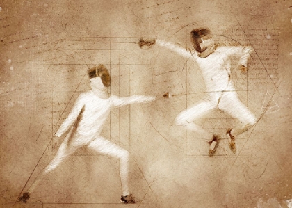 Picture of FENCING SPORT ART 12
