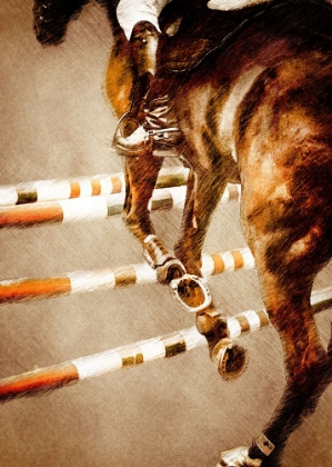 Picture of HORSE RIDING SPORT ART (5)