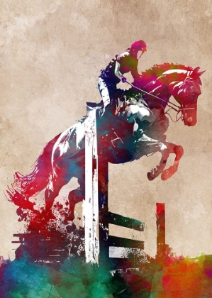 Picture of HORSE RIDING SPORT ART (6)