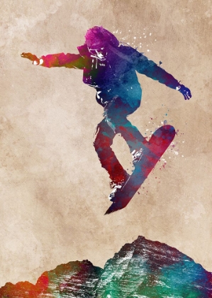 Picture of SNOWBOARD SPORT ART 2