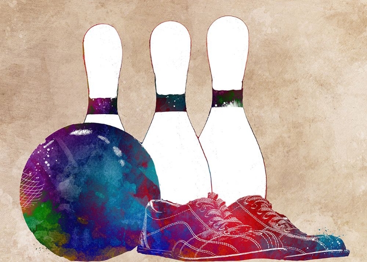 Picture of BOWLING SPORT ART 1