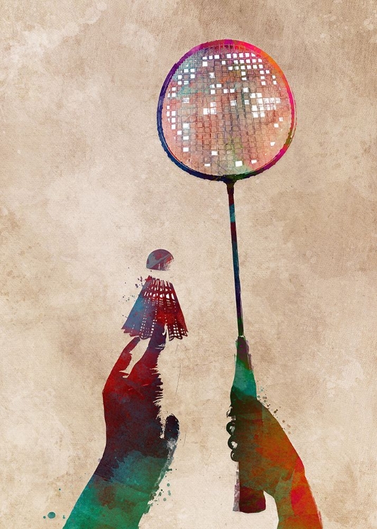 Picture of BADMINTON SPORT ART 1