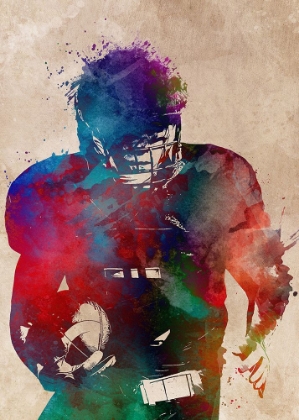 Picture of AMERICAN FOOTBALL PLAYER SPORT ART 3