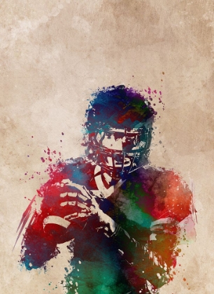 Picture of AMERICAN FOOTBALL PLAYER SPORT ART 4