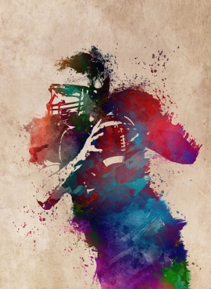 Picture of AMERICAN FOOTBALL PLAYER SPORT ART 6