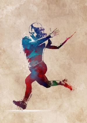 Picture of AMERICAN FOOTBALL PLAYER SPORT ART 8