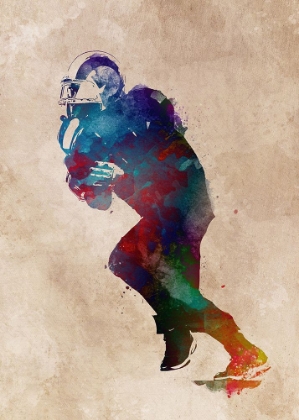 Picture of AMERICAN FOOTBALL PLAYER SPORT ART 11
