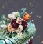 Picture of SPRING FLOWER BONNET ON LIZARD